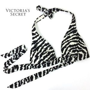 Victoria’s Secret Animal Print Bikini Halter Top